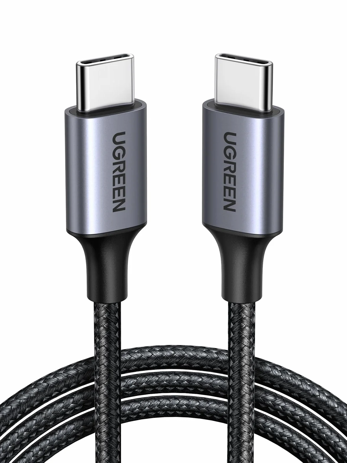 UGREEN Câble USB C vers USB C PD Charge Rapide 60W Nylon Tressé 1M