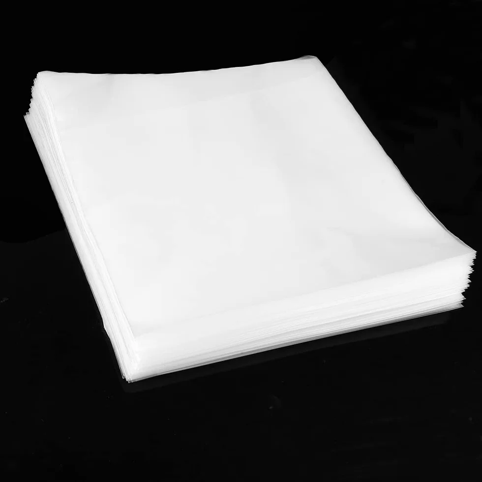Housses de protection pour disques vinyles 7" transparentes - Lot de 100