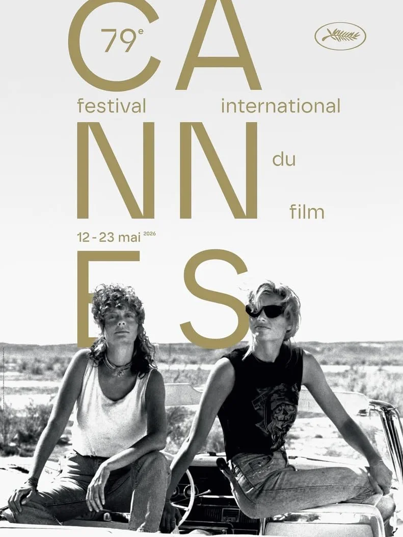 Cannes 2026 Affiche Cinéma Originale Festival Hommage Ridley Scott Thelma & Louise 60x40 cm