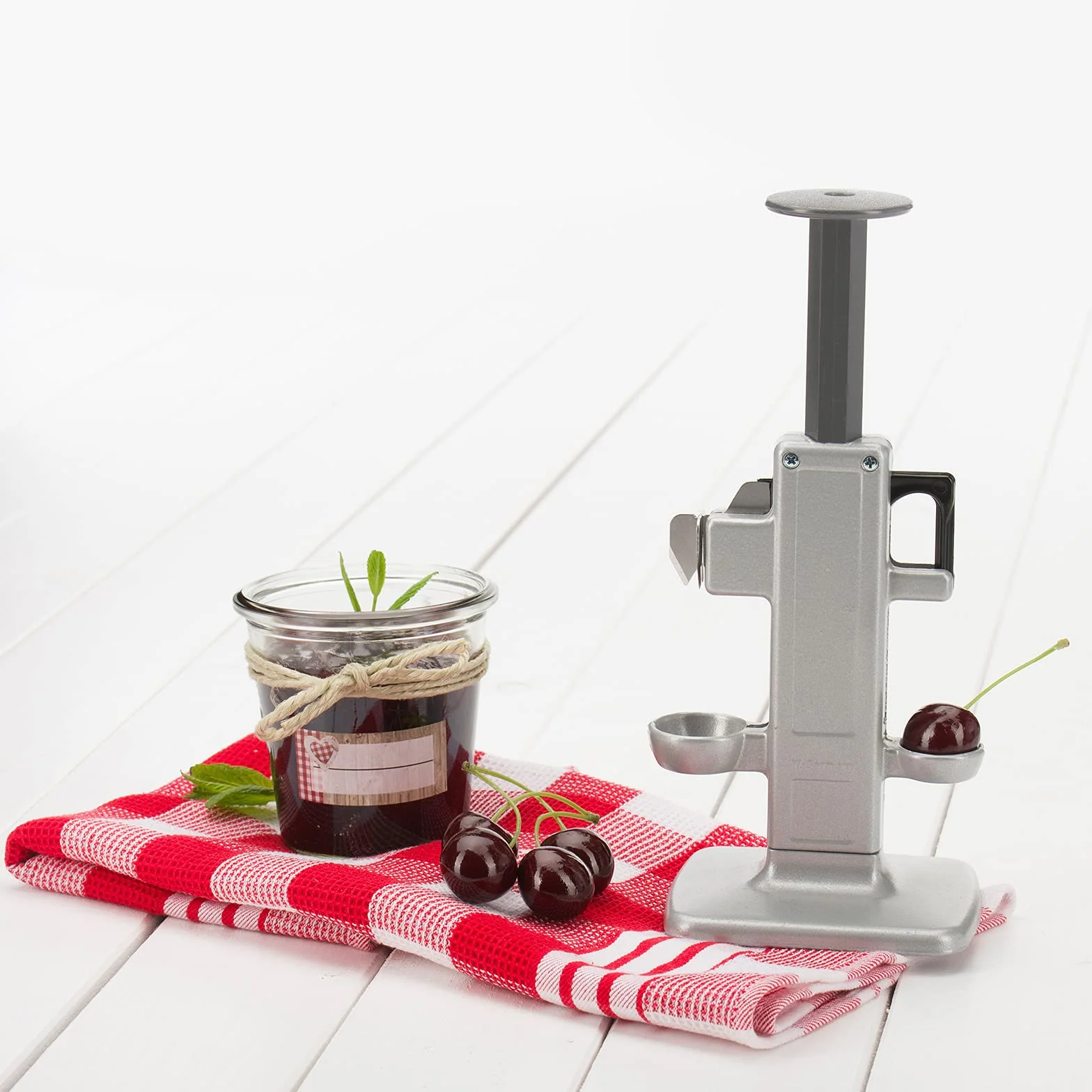 Westmark Dénoyauteur à Cerises et Prunes 4020RT60 Aluminium/plastique 10,6 x 8,3 x 23 cm