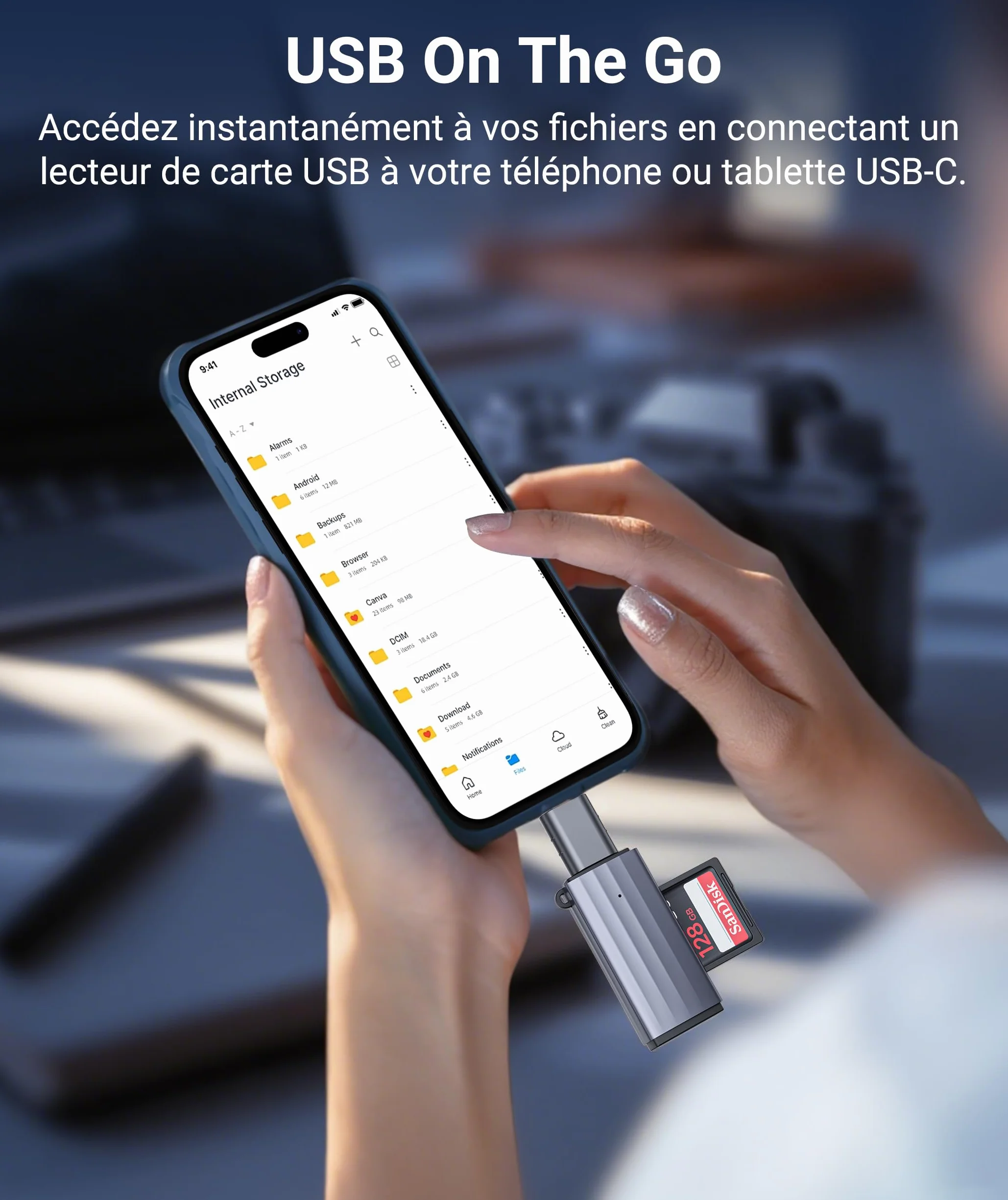 Syntech Adaptateur USB C mâle vers USB 3.2 Femelle 2 Pack, Compatible iPhone 17e/17Pro 16 Pro Max MacBook Neo/Pro/Air iMac iPad Mini 6/Pro