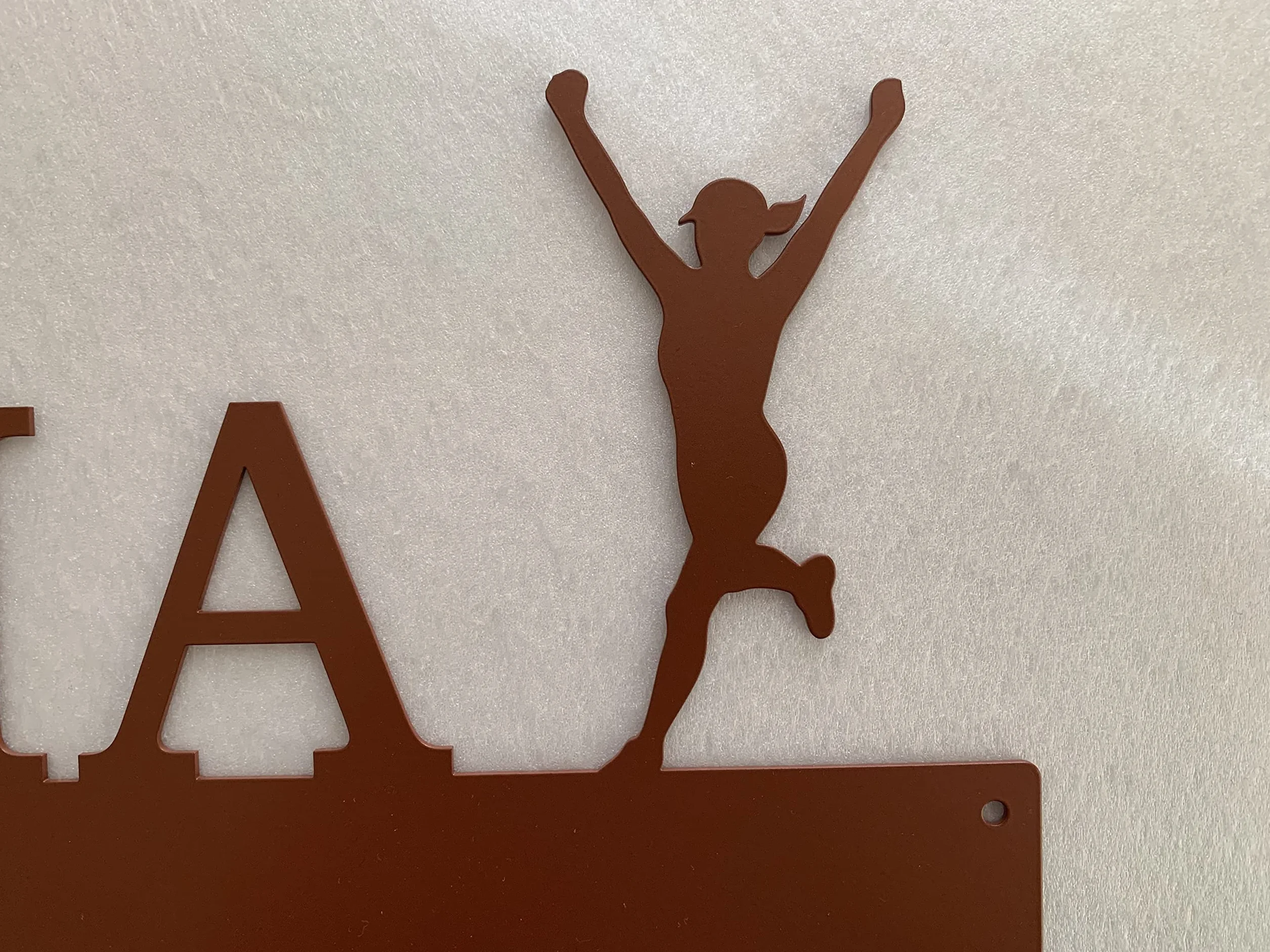Porte-médaille personnalisé avec nom, Cadeau sportif en métal pour athlète, accroche-médaille marathonien nageur gymnaste