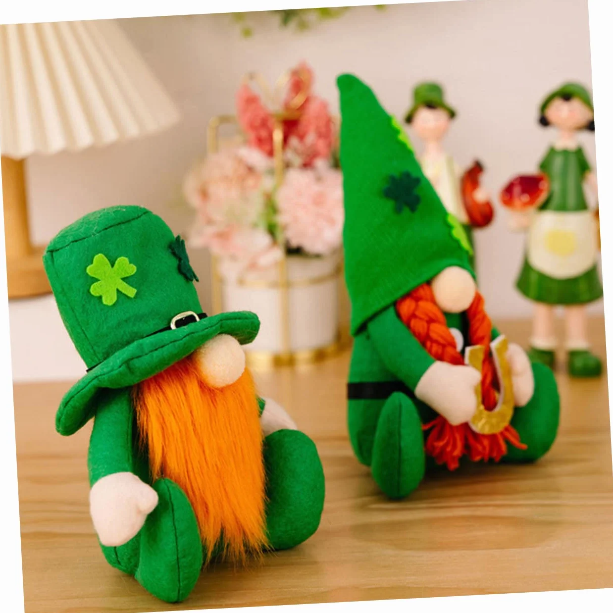 PRETYZOOM Poupée Rodolphe GNOME en Peluche Ornements de la Saint Patrick