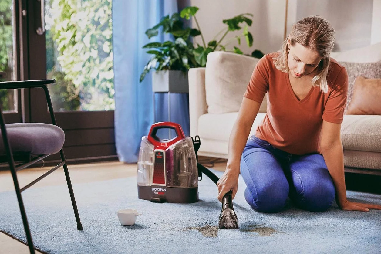 BISSELL SpotClean ProHeat 36988 Shampouineuse Canapé 330W Nettoyeur Tapis Moquettes Meubles Tissus Voiture