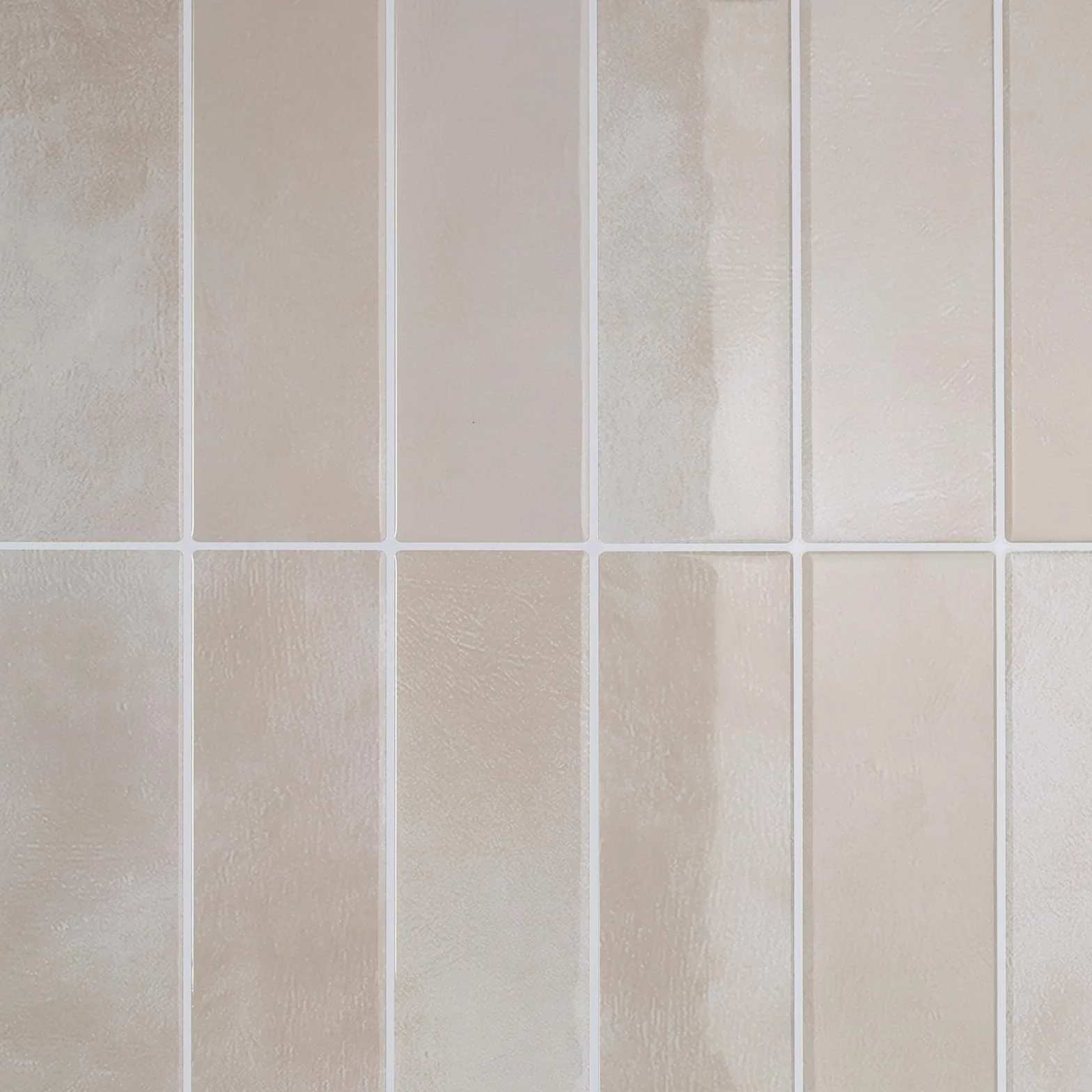 CRE8TIVE Carreaux muraux imperméables 30,5 x 30,5 cm Lot de 16 Beige