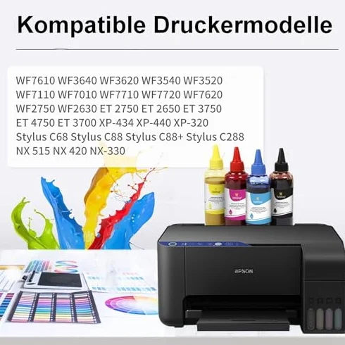 Encre de Sublimation Subliking 4x100ml CMYK Set pour Epson Ricoh Sawgrass
