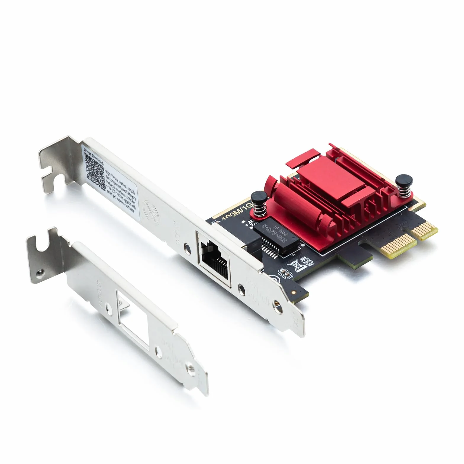 10Gtek 100M/1000M/2.5G NIC Network Card,Single RJ-45 Port,with Realtek RTL8125 Controller,Support Windows Server/Ubuntu/Centos/Debian