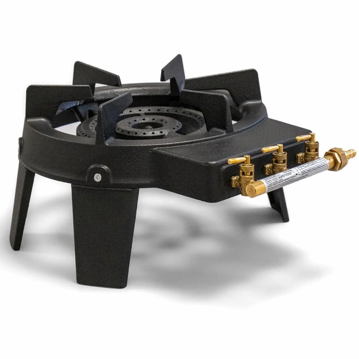 PROWELTEK - Rechaud gaz 4 Pieds Fonte véritable 9800 2 Bruleurs Plats Grands volumes