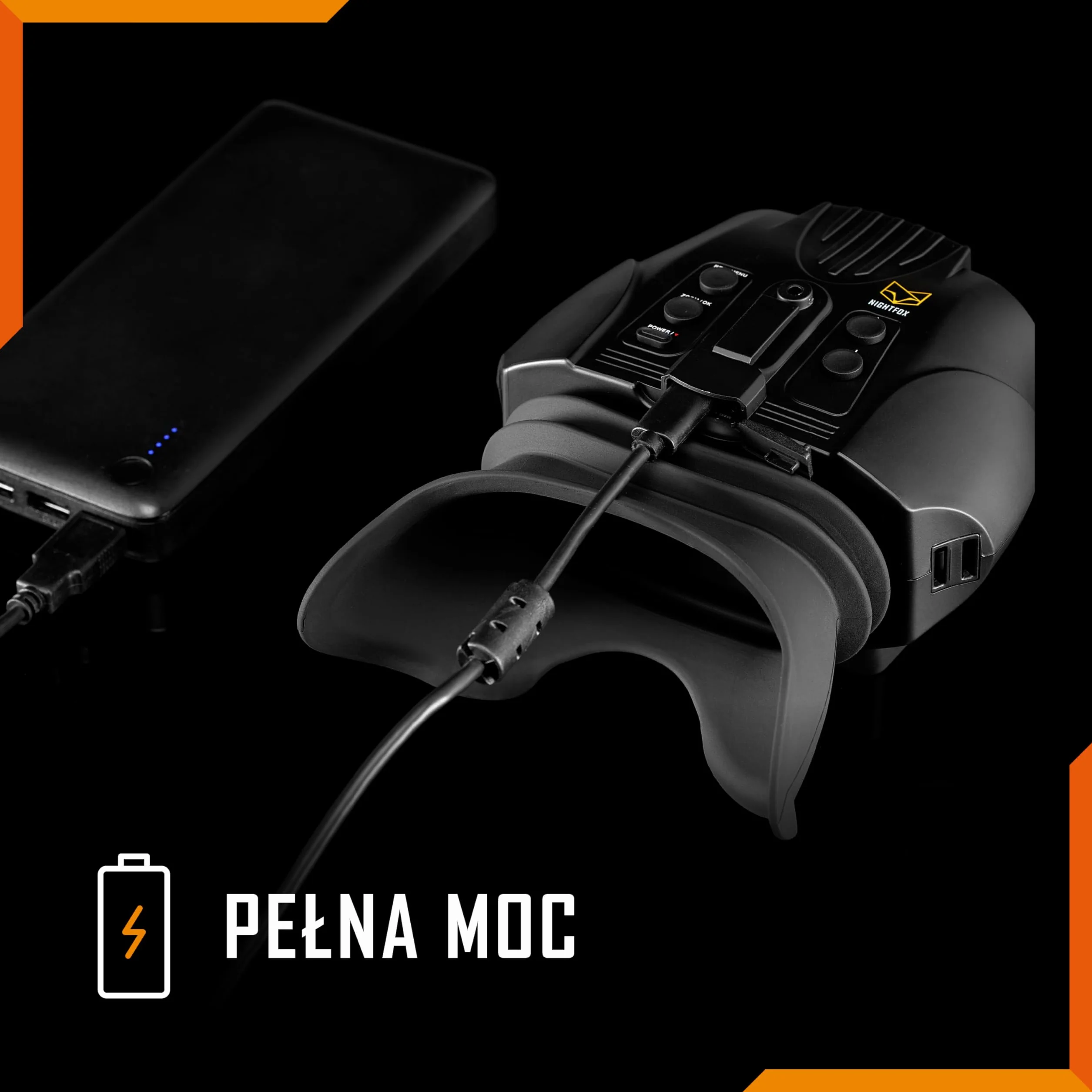 Nightfox Swift 2 Pro Gogle noktowizyjne | Mocowane na głowie | Powiększenie 1x | HD 1080P | Ładowanie przez USB | Cyfrowe lornetki noktowizyjne na podczerwień