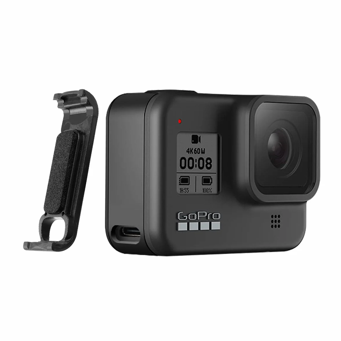 WANGCL Osłona baterii kamery sportowej Odłączana pokrywa baterii z portem ładowania typu C do kamery GoPro 8