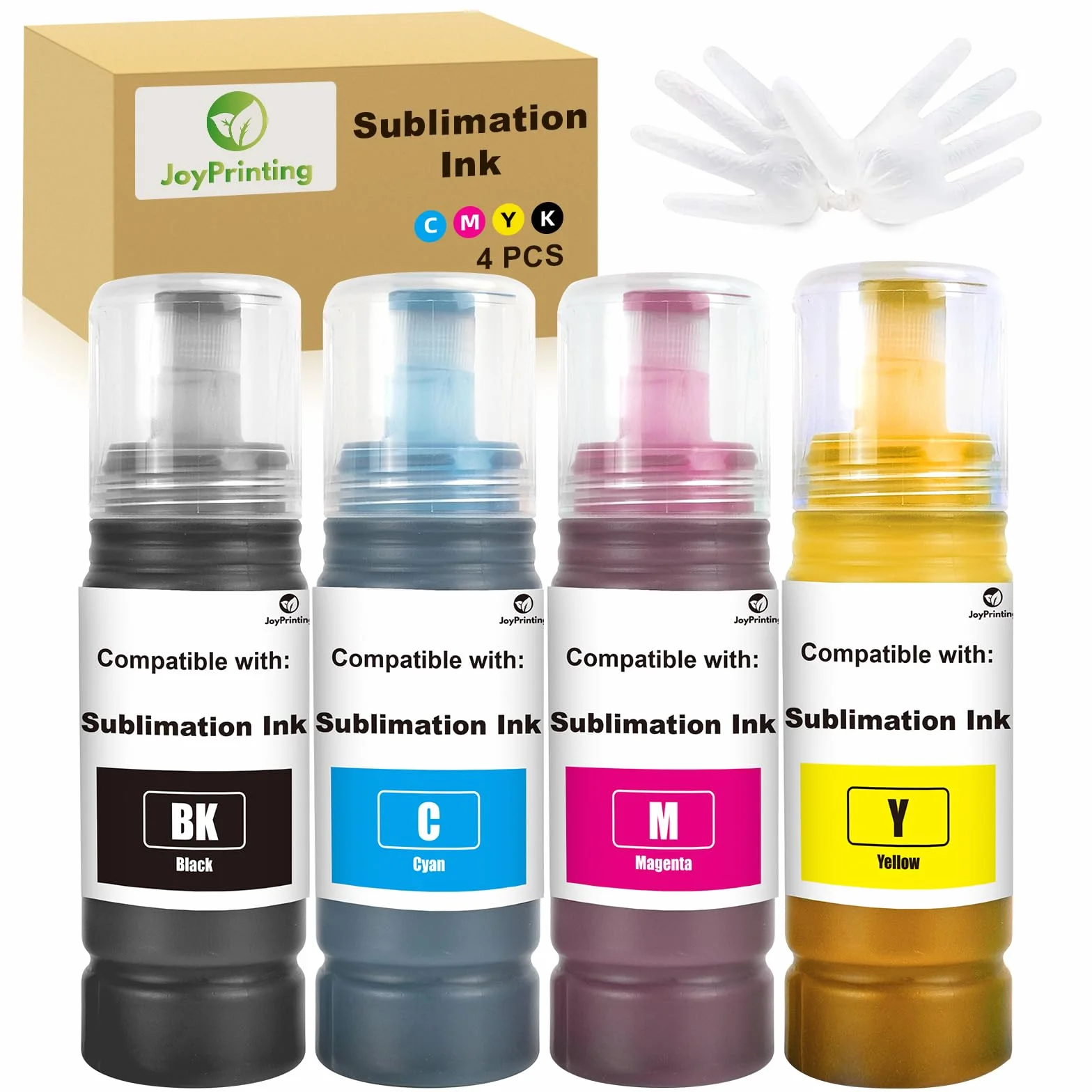Encre de Sublimation Compatible Epson Ecotank ET-1810 ET-2710 ET-2720 ET-2810 ET-2820, 4x70ml