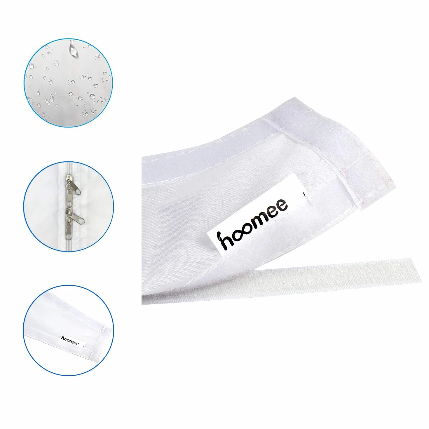 HOOMEE Tissu De Calfeutrage pour Fenêtres 400cm pour Climatiseur Mobile et Sèche-Linge