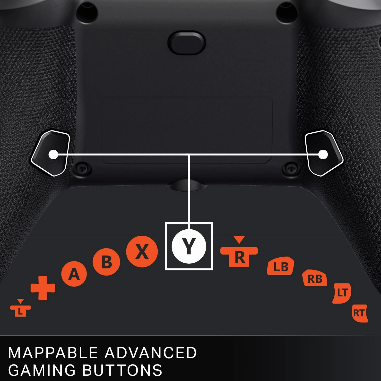 Manette filaire PowerA Advantage Plus Xbox Series X|S Noir - Joysticks réglables effet Hall boutons mappables