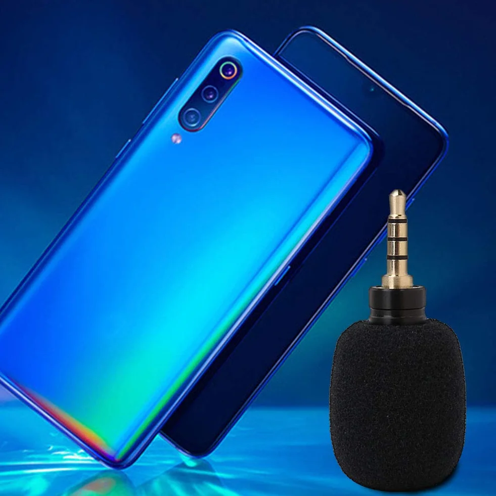 Topiky Mini mikrofon EY-630A, mikrofon pojemnościowy, wysoka czułość, przenośny, z wtyczką jack 3,5 mm do smartfonów