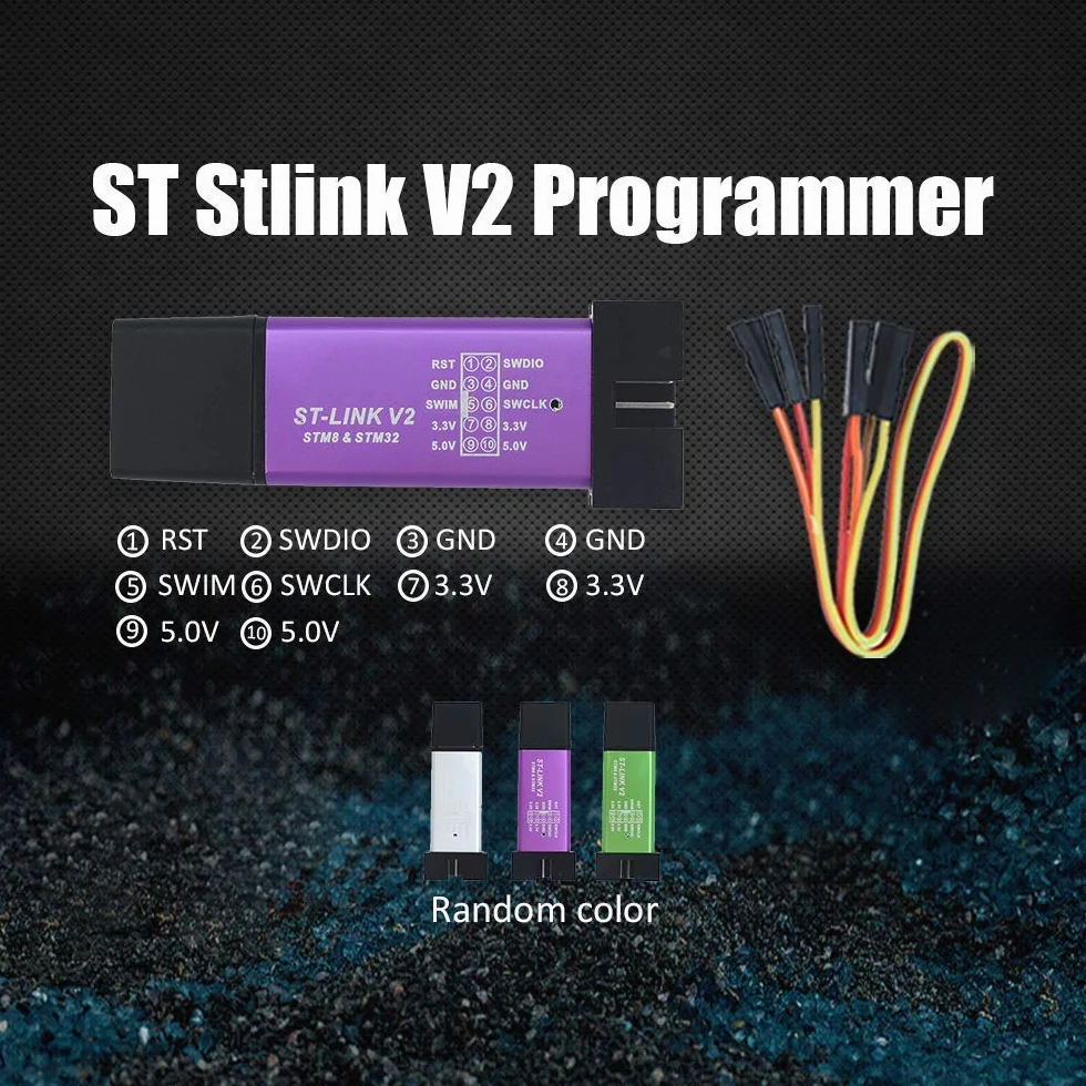 St-Link V2 Mini Unité de Programmation STM8 STM32 Téléchargeur d'émulateur