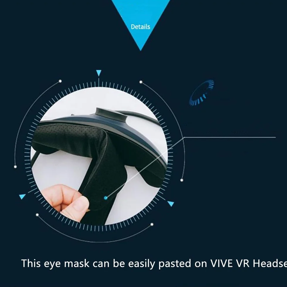 Pianka do twarzy dla HTC Vive, poduszka zastępcza dla okularów, piankowe podkładki do gogli (3 sztuki)