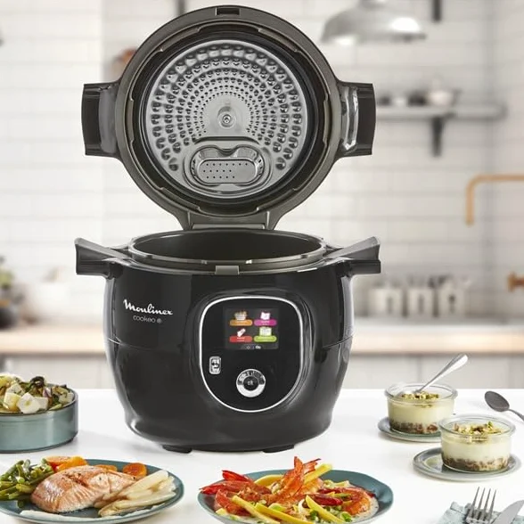 COOKEO MULTICUISEUR 6L 180 RECETTES + EXTRA CRISP MOULINEX - CE85X8F0