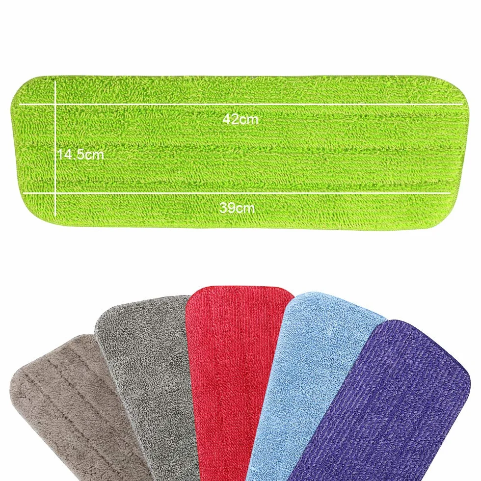 Vicloon 6pcs Mop Remplacement Housse Nettoyage Rechange Microfibre Balai Serpillères Spray