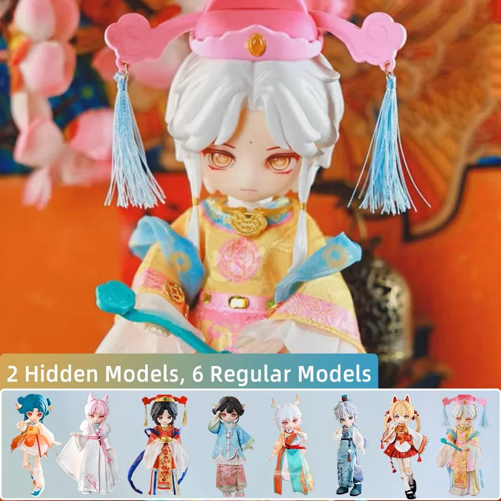 BJD Figurine de boîte aveugle articulée à billes série Nagi Wind Chaser 1/12 collection 1 pièce