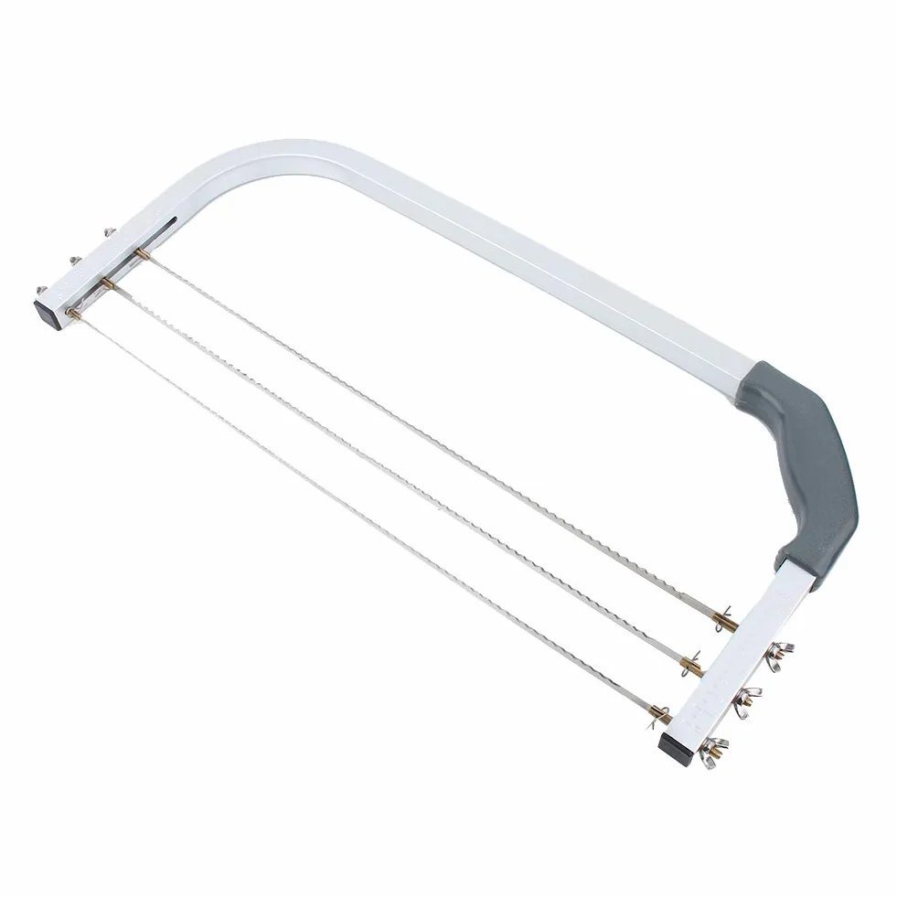 Couteau à Gâteau Niveleur Réglable en Acier Inoxydable Outil de Cuisson Trancheuse