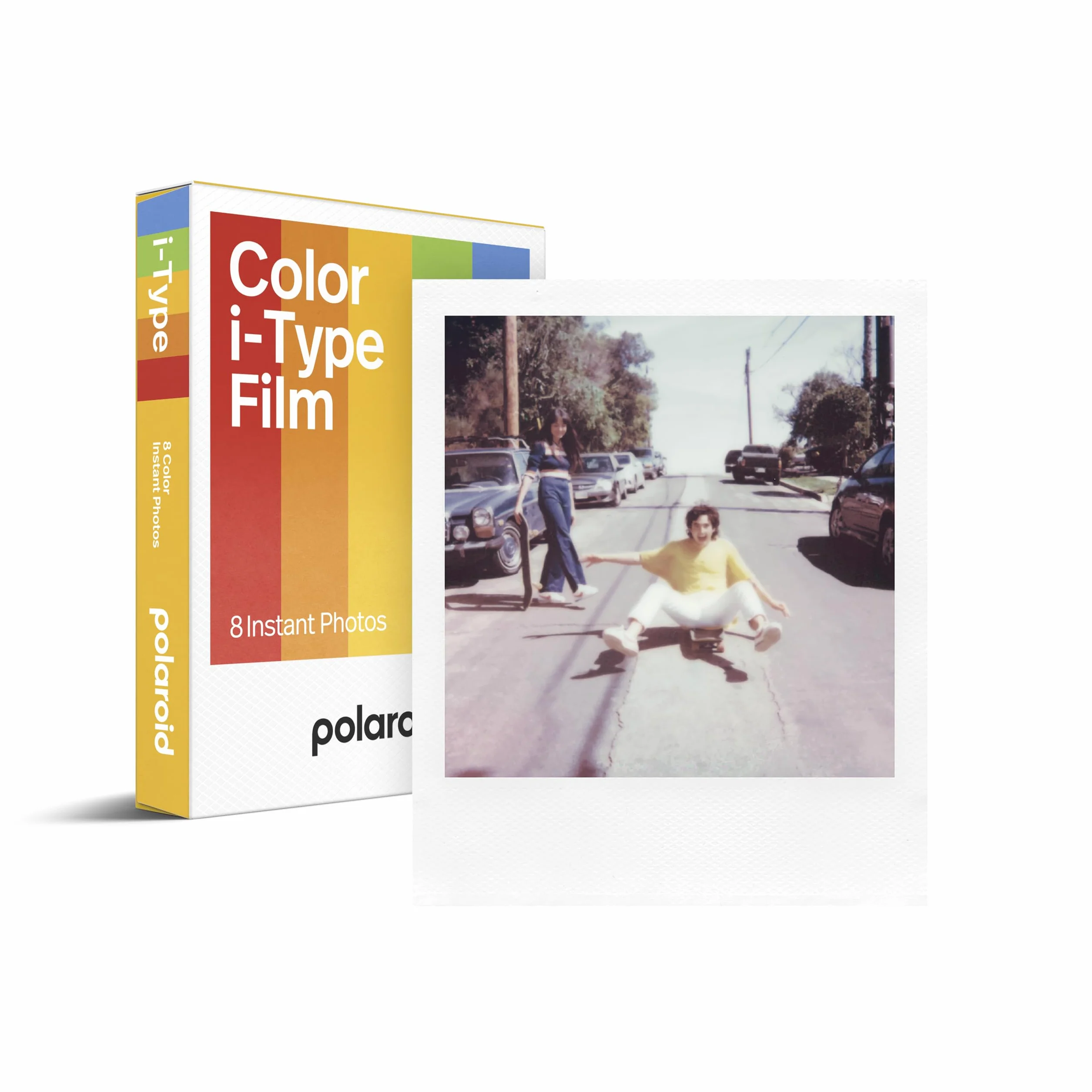 Polaroid Color I-Type 6000 Film Natychmiastowy, Biały, 108 x 88 mm