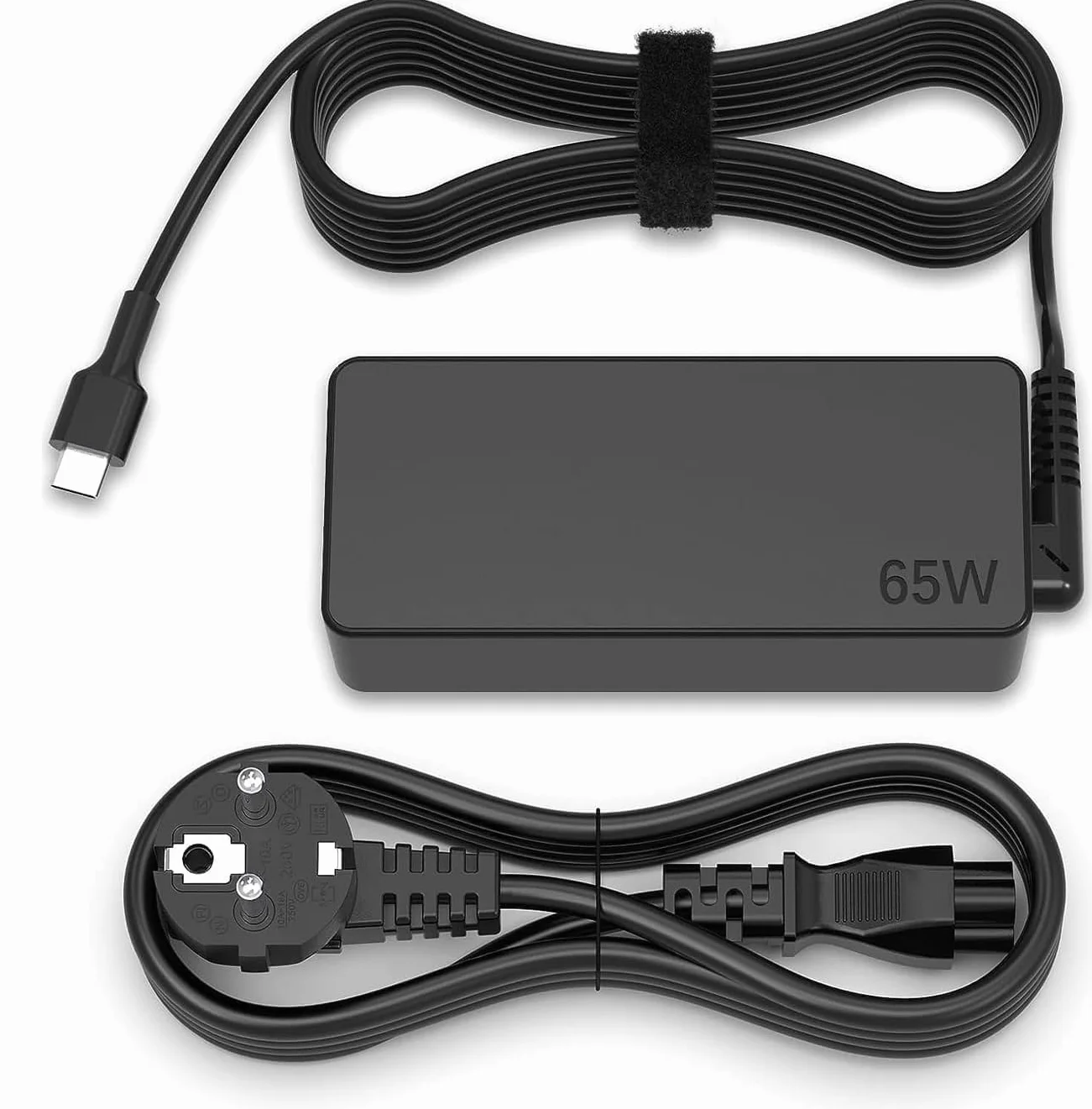 Chargeur USB C 65W pour Lenovo Thinkpad Chromebook T480 T490 T495 T580 T590 L380 L390 L480 L580 E480 E580 E590 C330 300e 500e