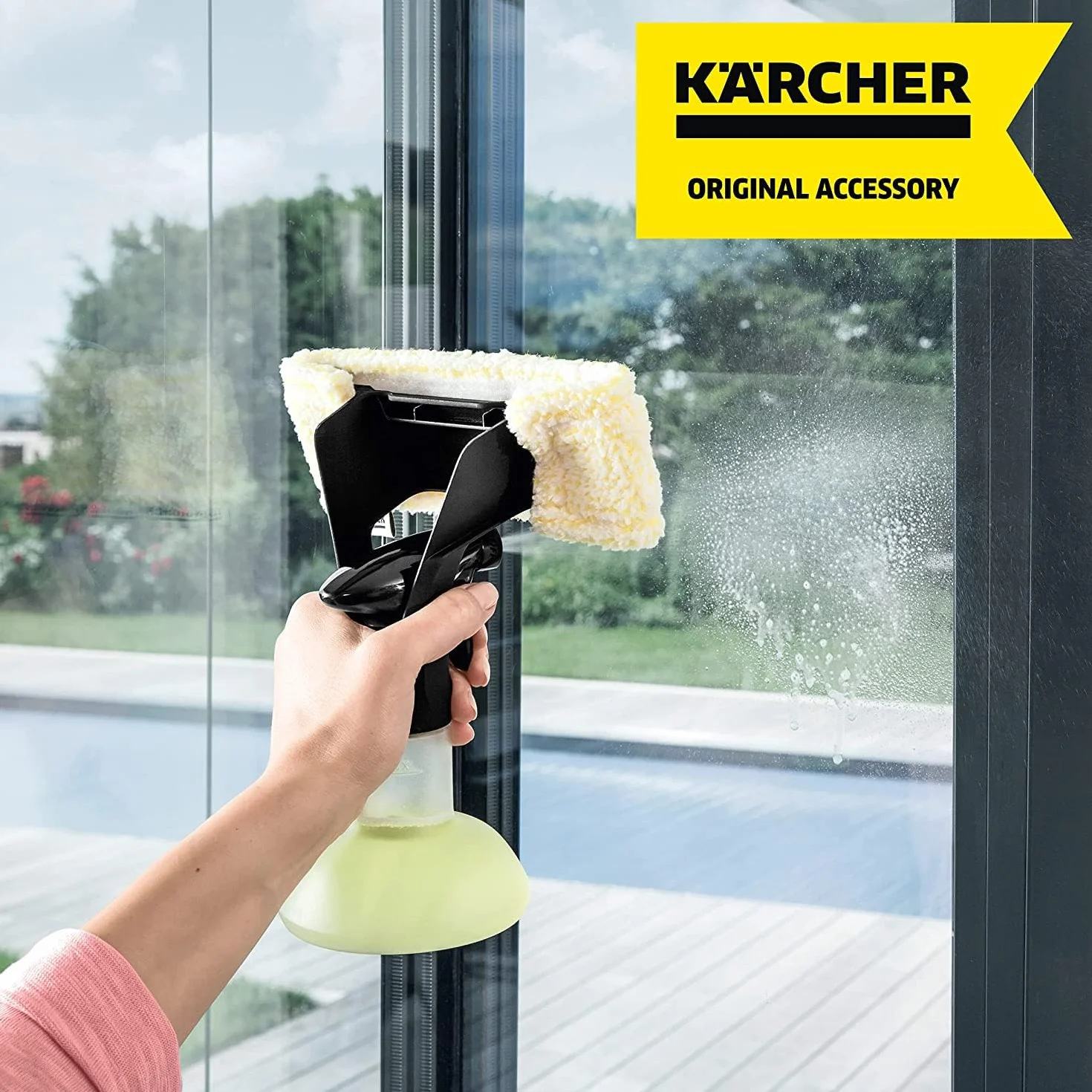 Kärcher WV Housse de Vadrouille en Microfibre 2 Pièces pour Vaporisateurs WV