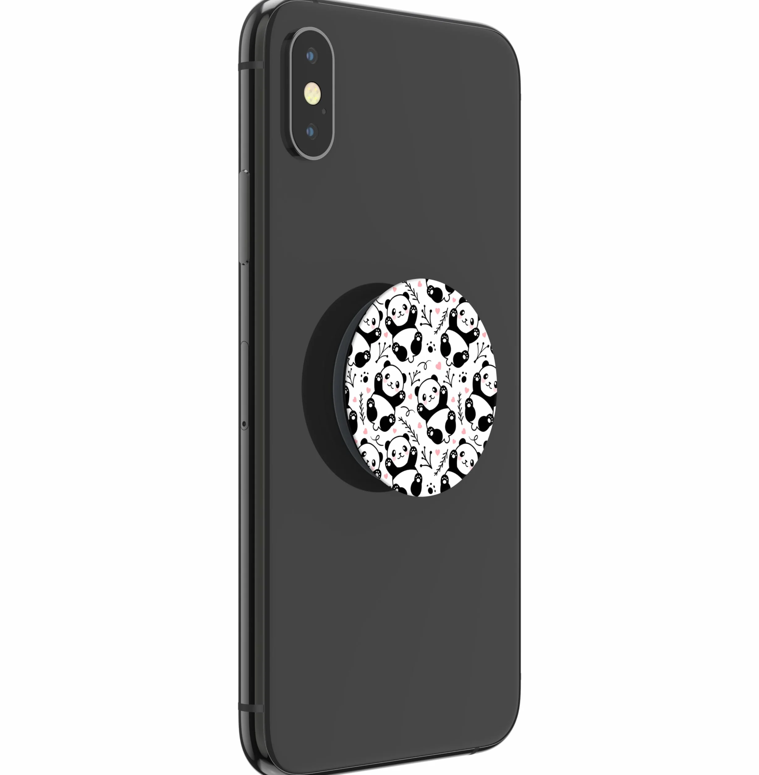 PopSockets PopGrip | Uchwyt do smartfonów i tabletów | Uchwyt na palec Basic Panda Boom