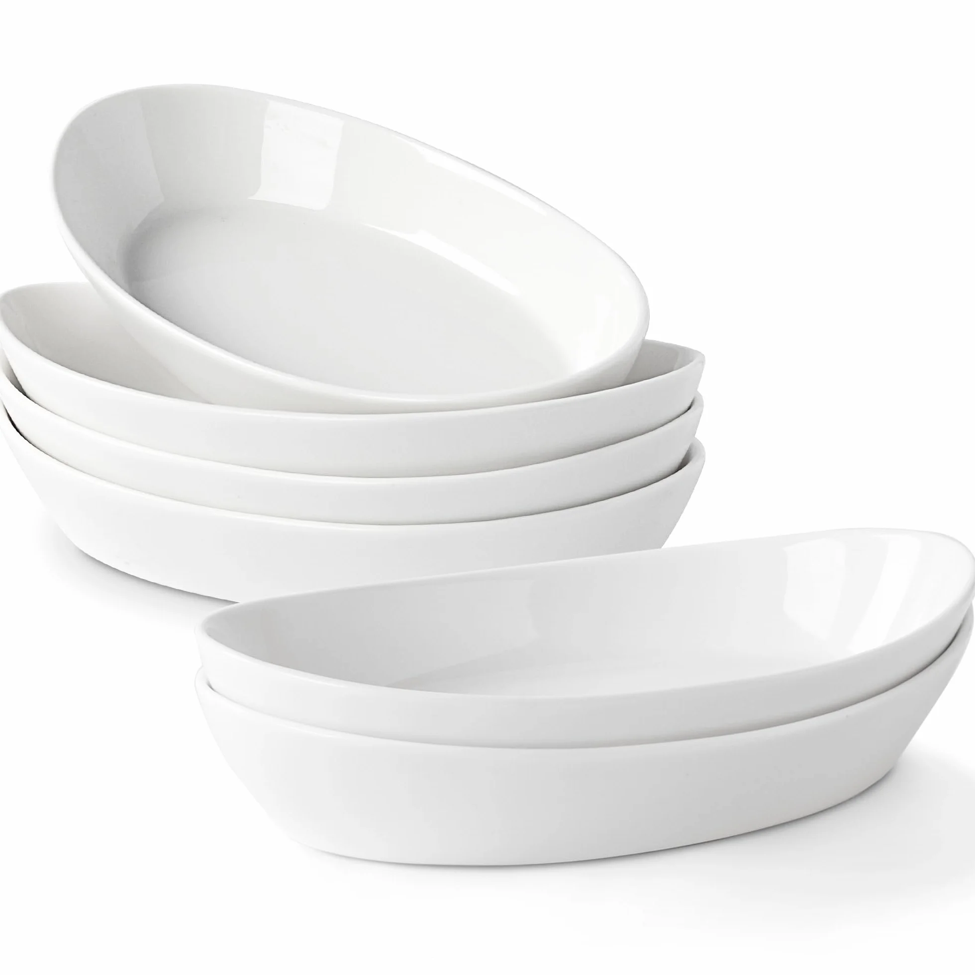 Lot de 6 Plats à Four en Céramique, 300ML MINI Plat a Gratin Individuel Four, Petits Plats de Cuisson pour Friteuse à Air, Plat à Welsh Individuel, llant au Four et au Micro-ondes