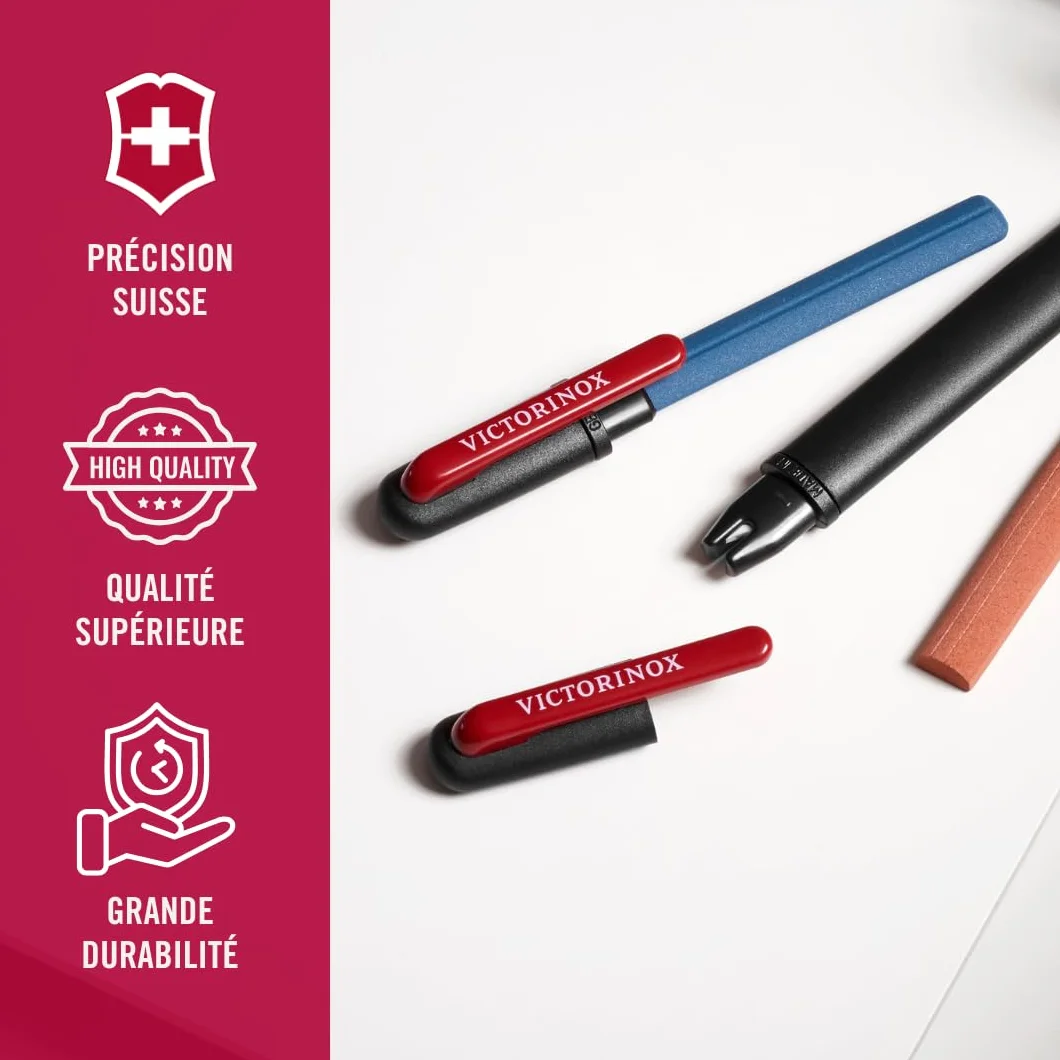 Victorinox Aiguiseur couteaux Swiss Made Portable Noir/Rouge