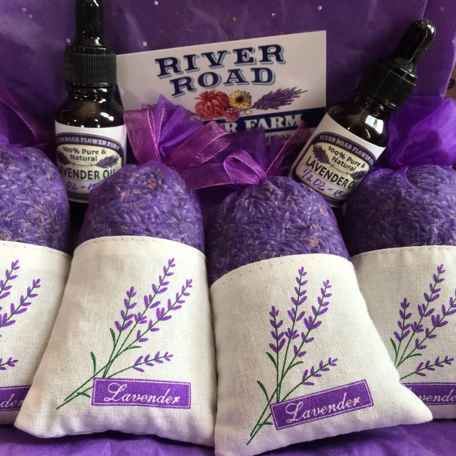 BigKego Lot 30 sachets lavande vides à remplir violet armoire ruban épices herbes