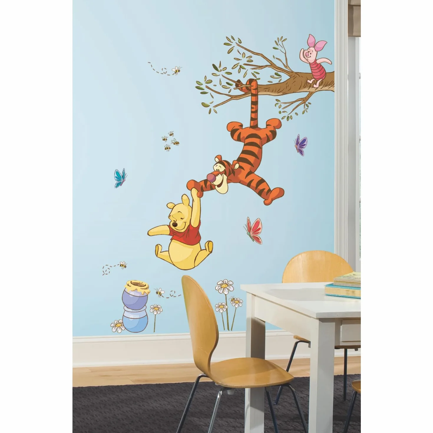 Disney Winnie l'ourson Sticker Géant Repositionnable sur Branche