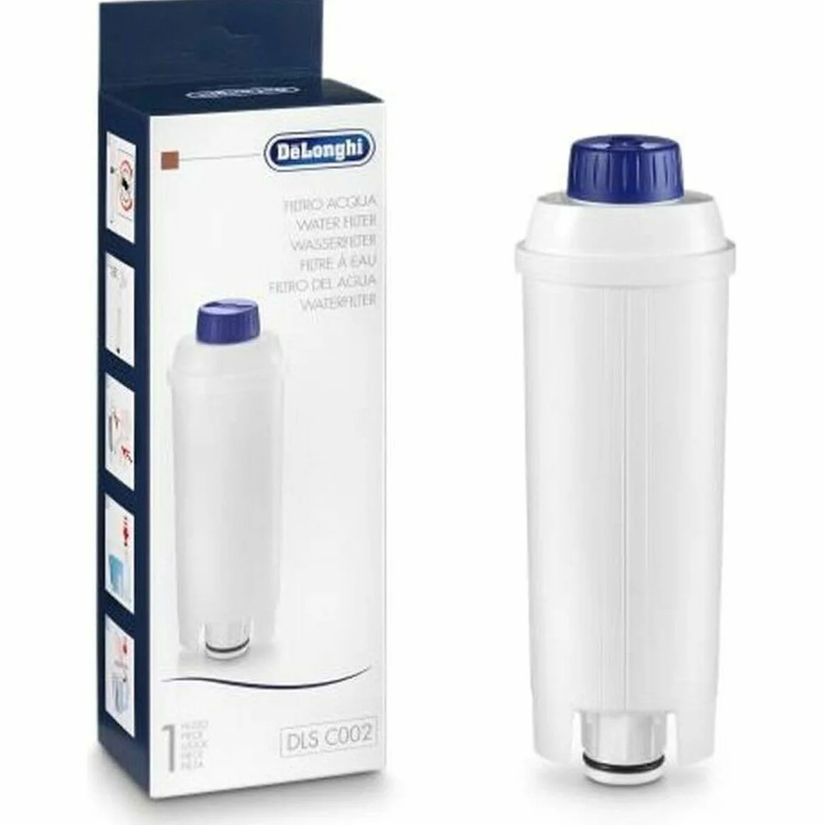 De'Longhi Filtre à Eau DLSC002 pour Machine à Café