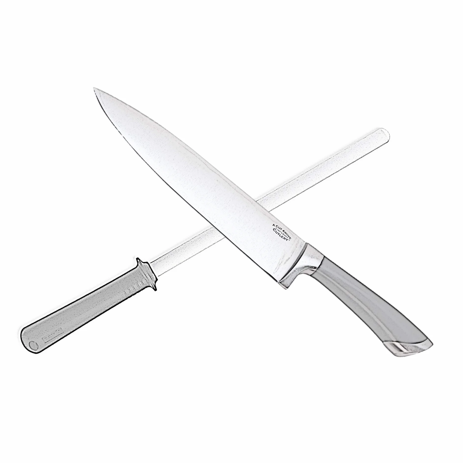 Kyocera CSW-18 Fusil Céramique Pour Lame en Acier Mèche 23 cm