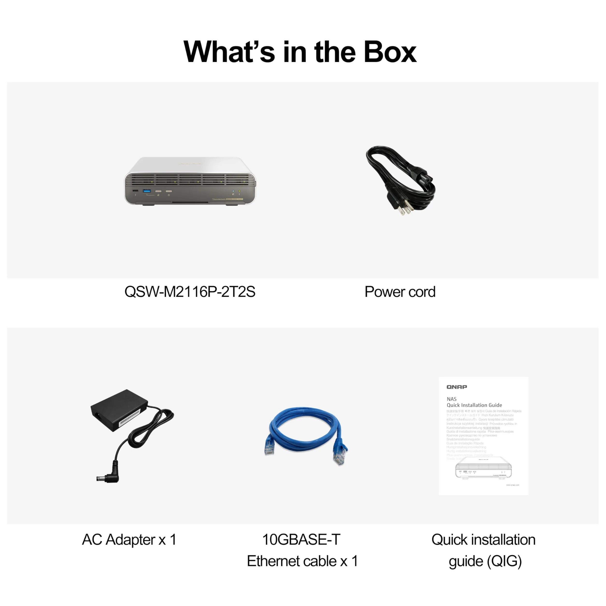 QNAP TBS-H574TX Serveur NAS 5 Baies RAID 0/1/5/6/10/50/JBOD/60/Hot Spare RAM 16 Go 2.5 Gigabit Ethernet 10 Gigabit Ethernet iSCSI
