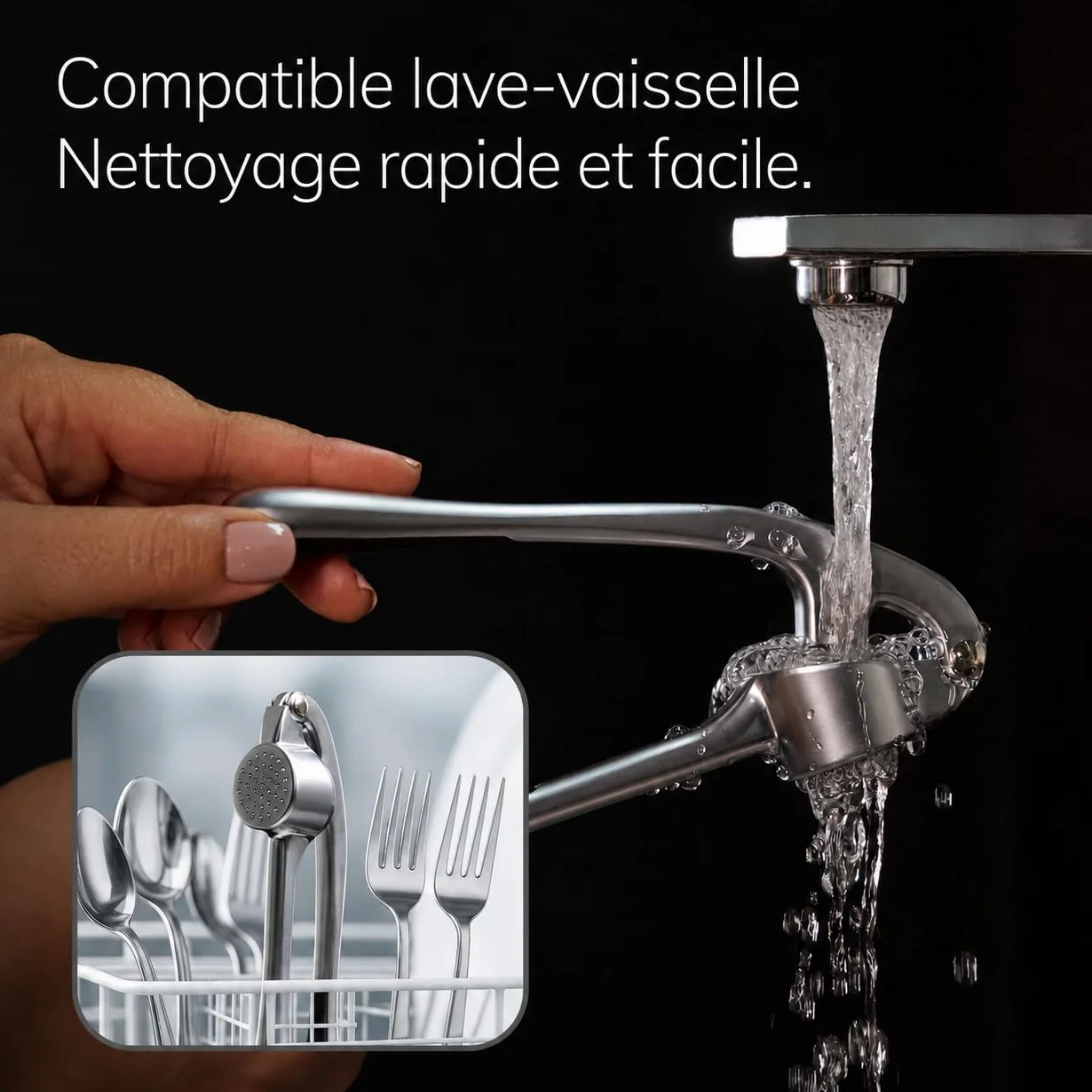 Presse Ail Premium Hachoir Broyeur Facile Utiliser Nettoyer Écrase Ail Gingembre Solide Durable