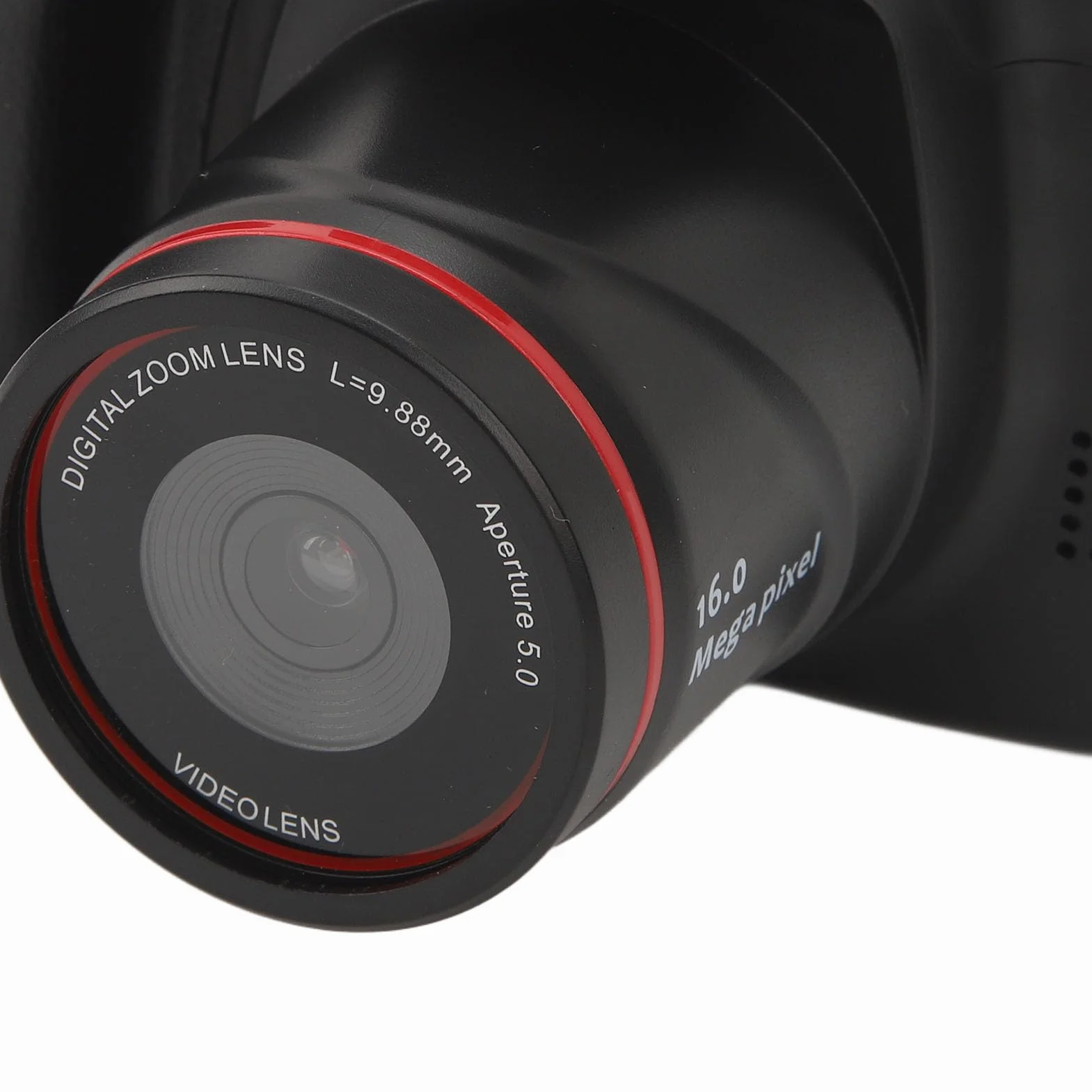 Lustrzanka Cyfrowa Rebel T7, 2,4-calowy Aparat 1080P z 16-krotnym Zoomem Cyfrowym do Podróży, spotkań, Selfie, Wszechstronne, Krystalicznie Czyste Filmy, Zestaw 2 Obiektywów z