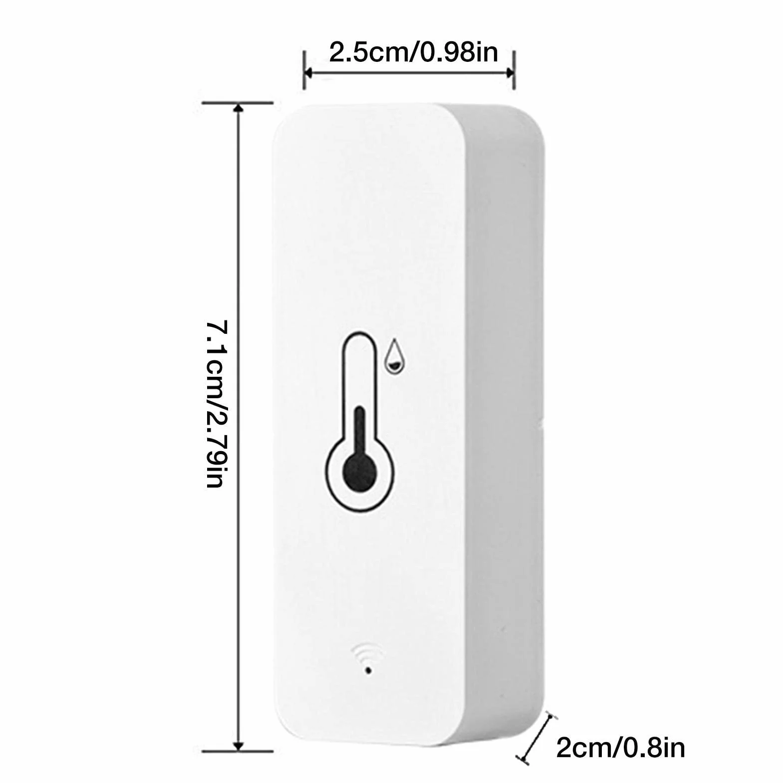 Capteur de température de congélateur WiFi Gimocool, Thermomètre Hygromètre très précis avec alertes d'application