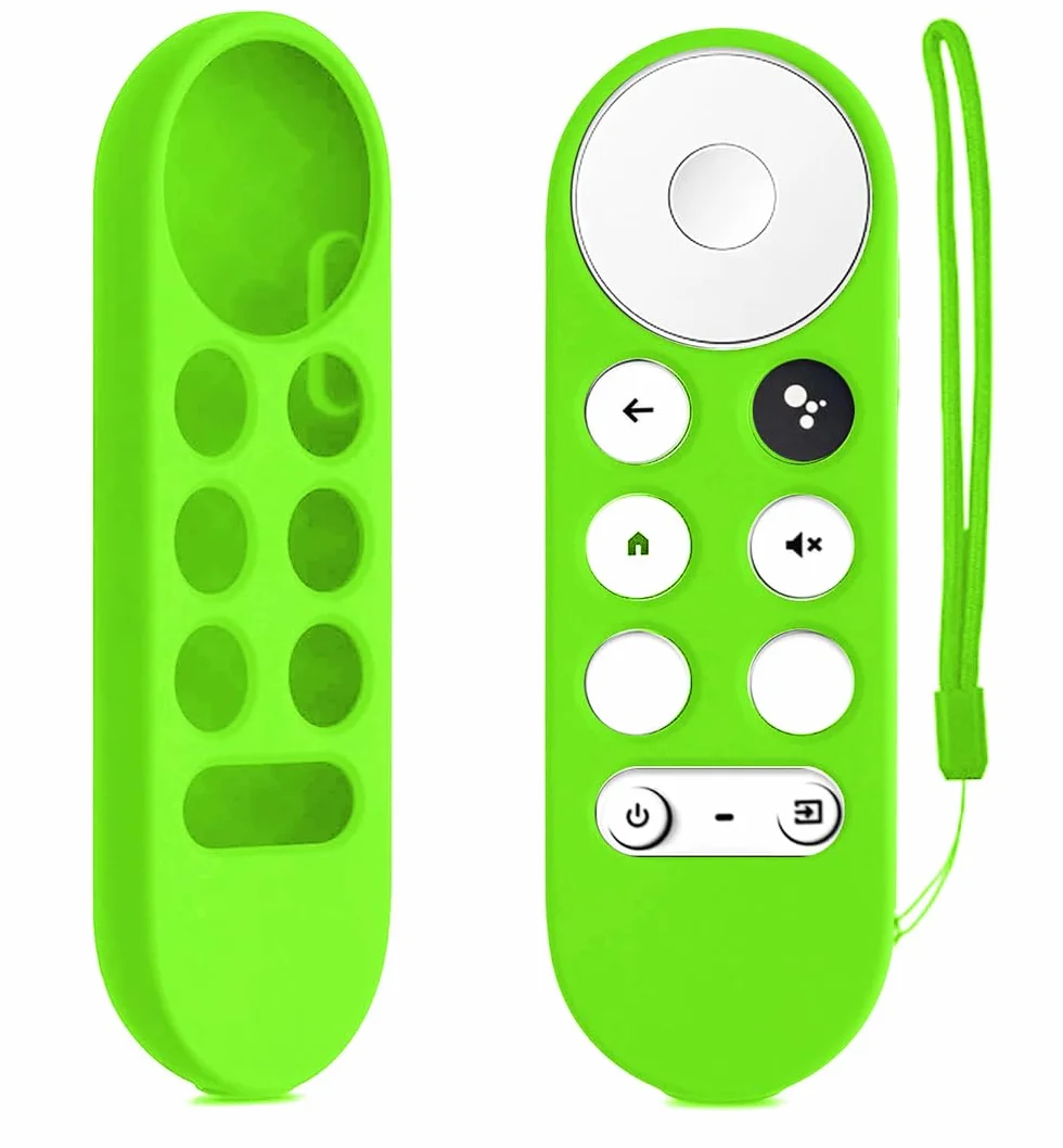 Boîtier de Télécommande Silicone pour Google Chromecast 2020 4K 2022 HD, Coque Antidérapante