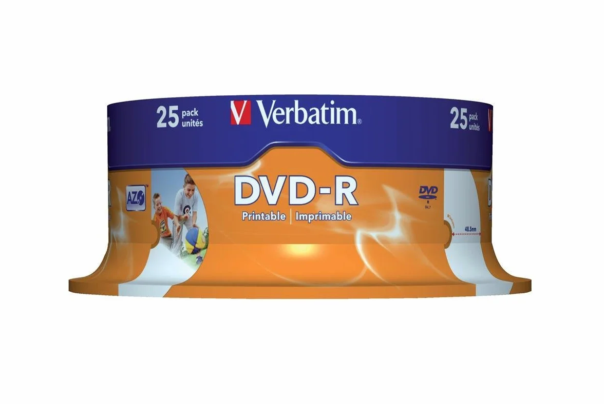 Verbatim DVD-R 4.7 GB 25 sztuk