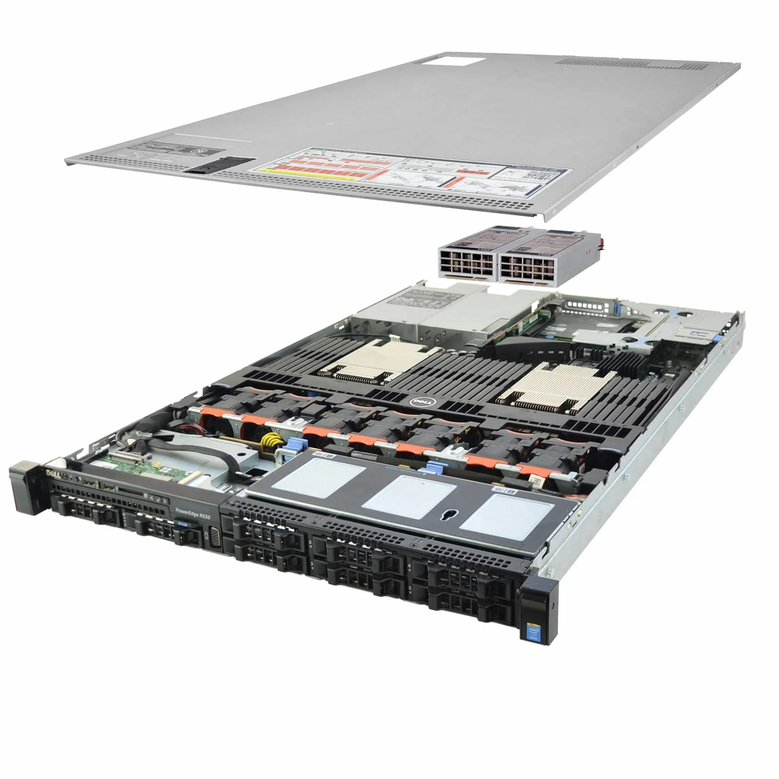 Dell R630 Serveur Rack 8x SFF 2x Xeon 12-Core E5-2678 V3 256 Go RAM DDR4 2x 480 Go SSD H730 Ctrl 4x LAN 1000 2x PSU