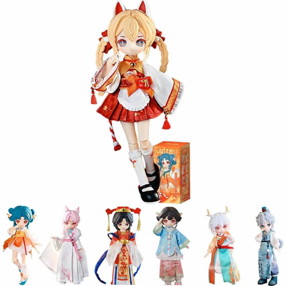 BJD Figurine de boîte aveugle articulée à billes série Nagi Wind Chaser 1/12 collection 1 pièce