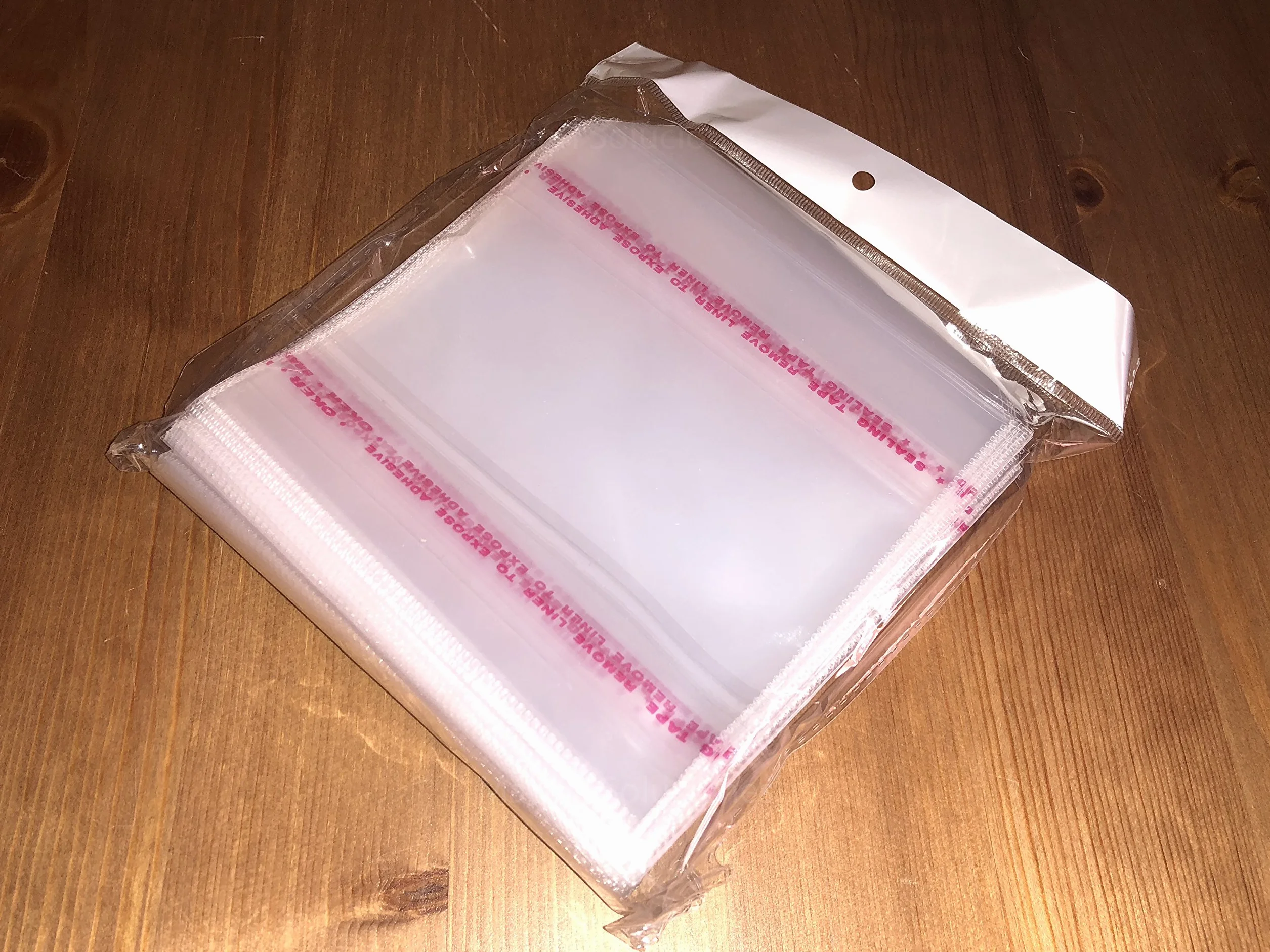 Housses adhésives de protection pour CD/DVD/Blu-Ray 10 microns polypropylène transparentes