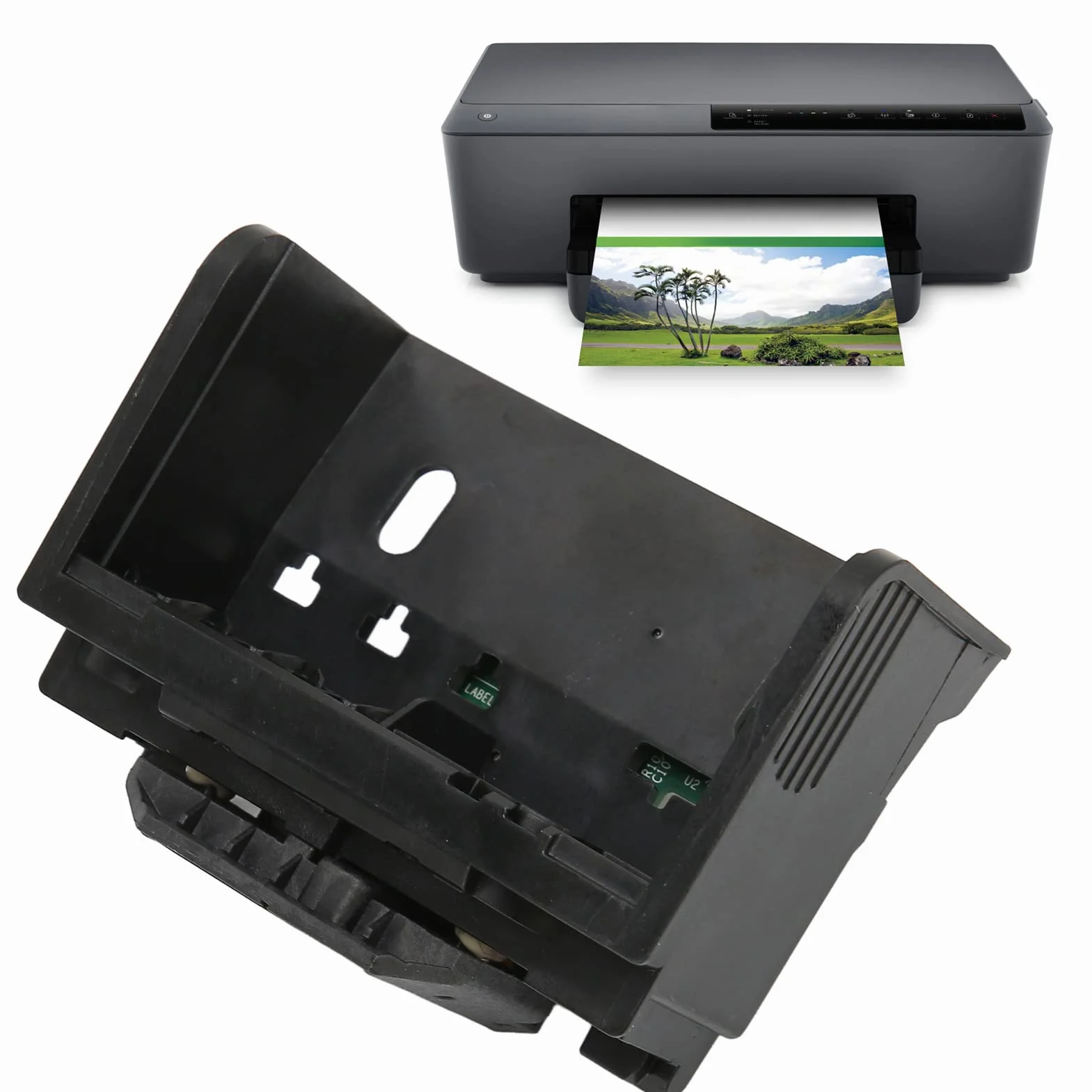 Tête d'impression de rechange pour Officejet Pro 6230/6830/6950/6960/6970, ABS