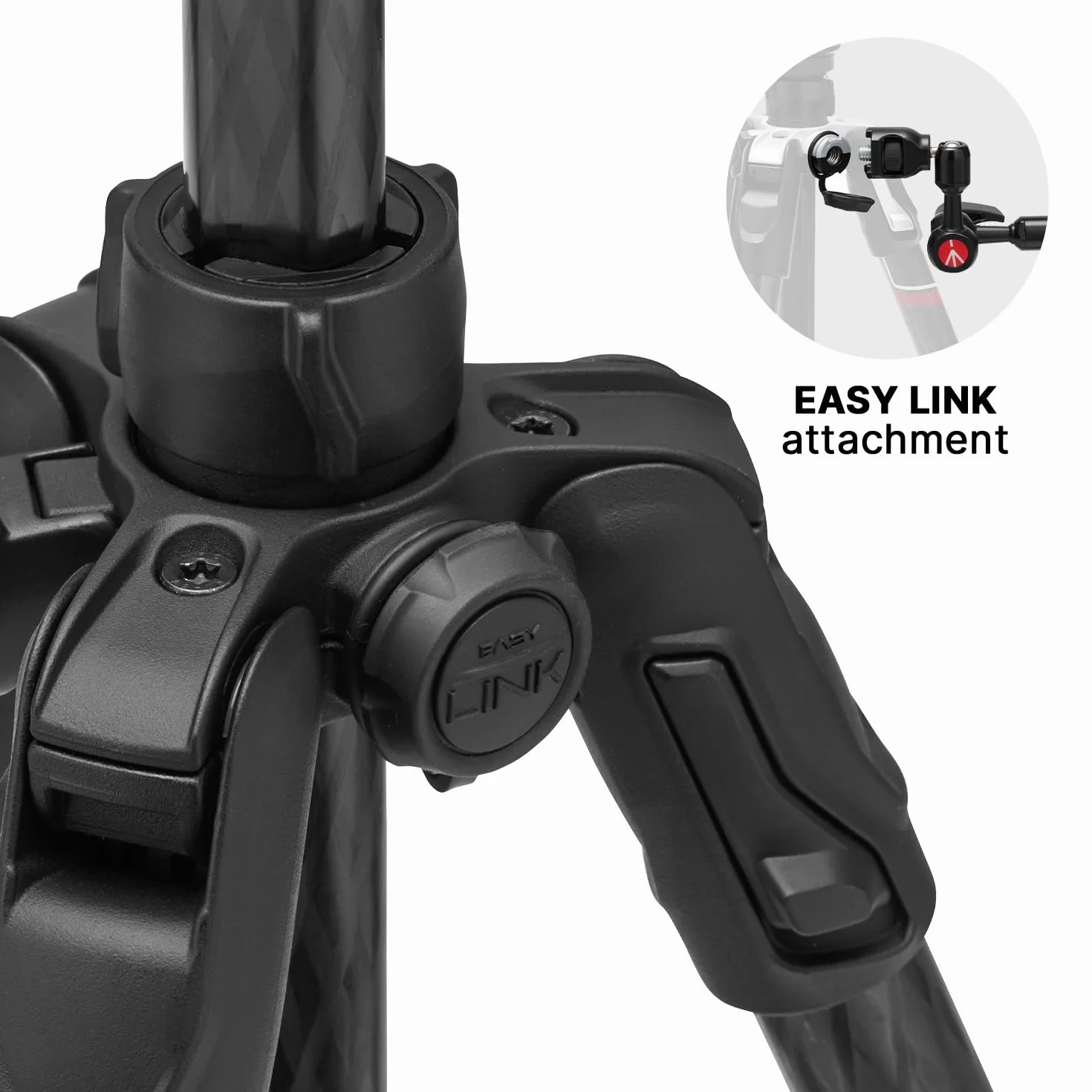 MANFROTTO Kit Befree Advanced AS Carbone bagues de Serrage
