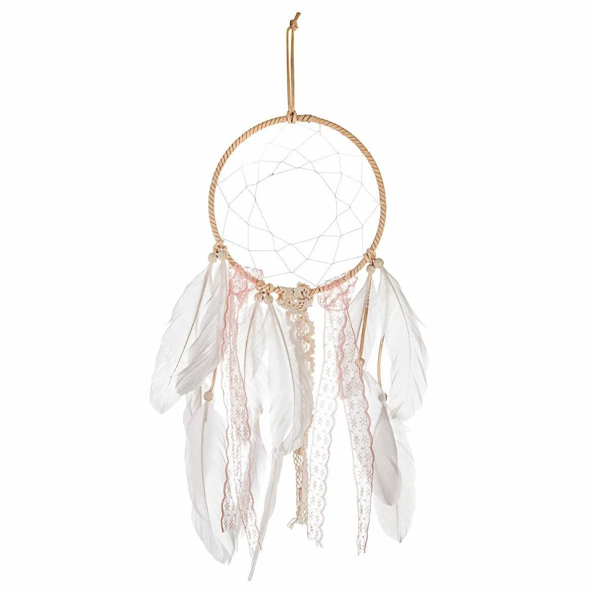 Atmosphera Attrape rêves Enfant Bois et Plume 21x59 cm