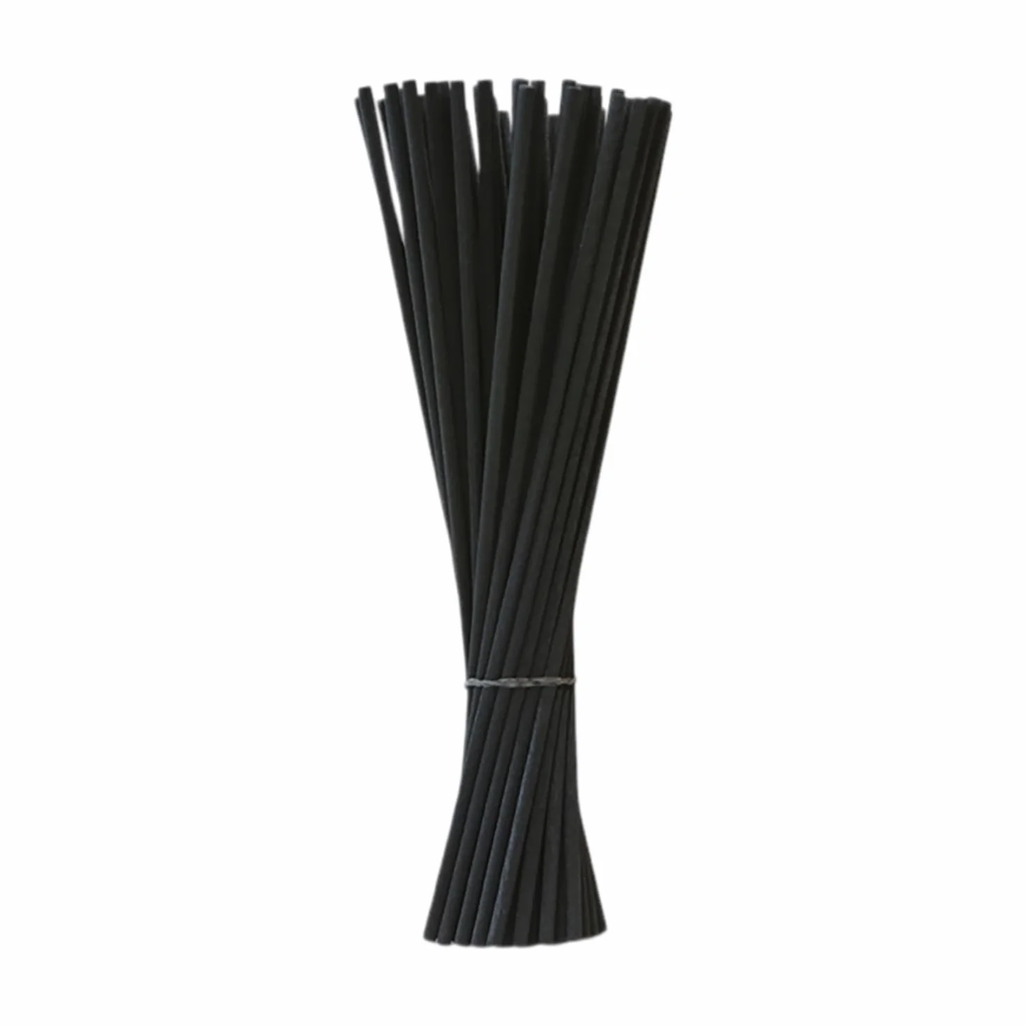 Bâtons de Diffuseur de Roseaux, Batonnets Diffuseur Parfum d'Huile Essentielle, 50 Pièces, Noir