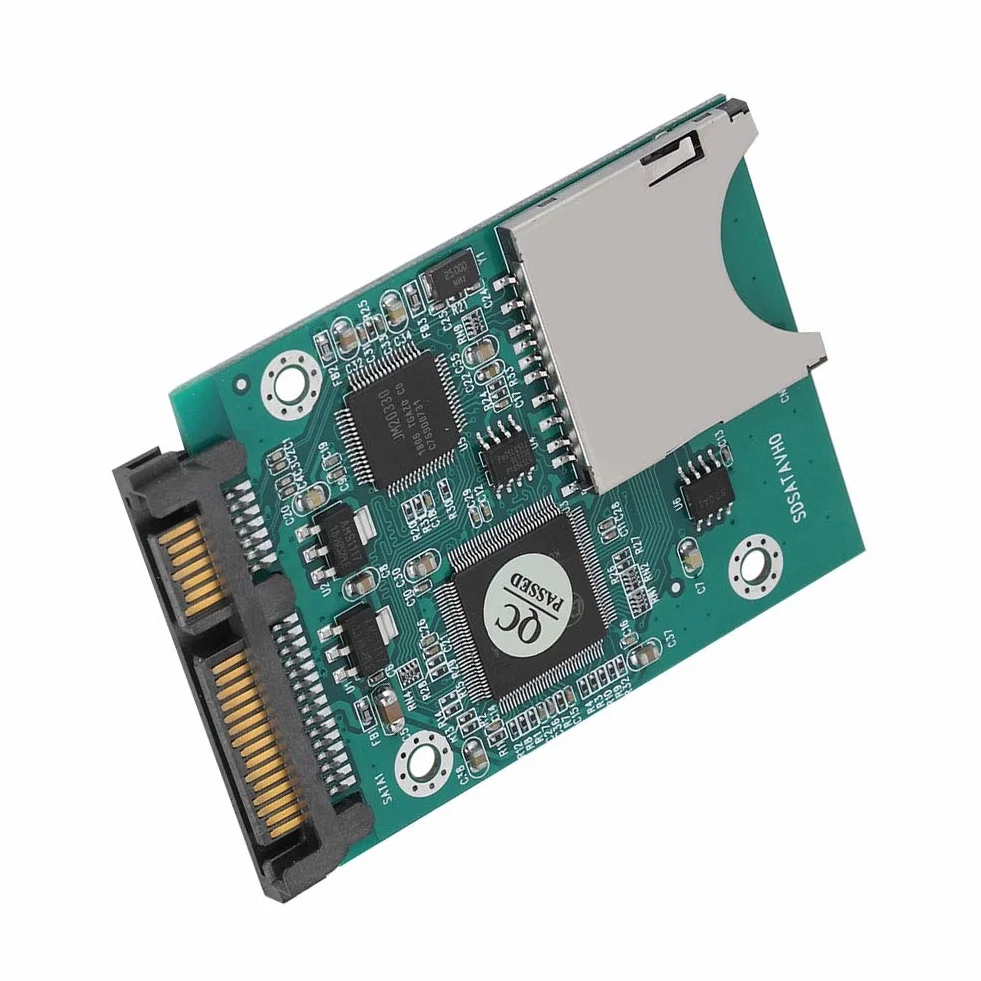 Adaptateur SD vers SATA 22 Mo/s SD/SDHC/SDXC/MMC 2,5" 7+15P Convertisseur