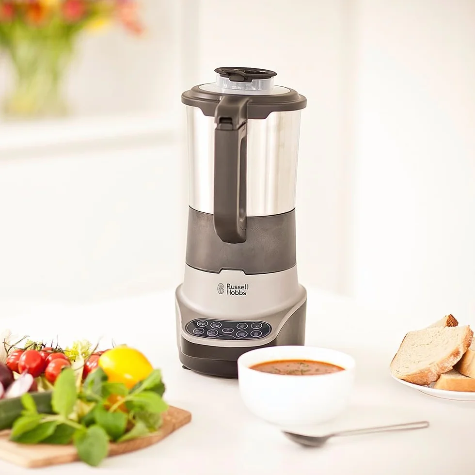 Russell Hobbs Blender chauffant [8 programmes automatiques] Blend (Cuiseur vapeur, 1,75L, smoothie, aliments pour bébés, velouté, soupe, double paroi et vérouillage, maintien au chaud 1h) 21480-56