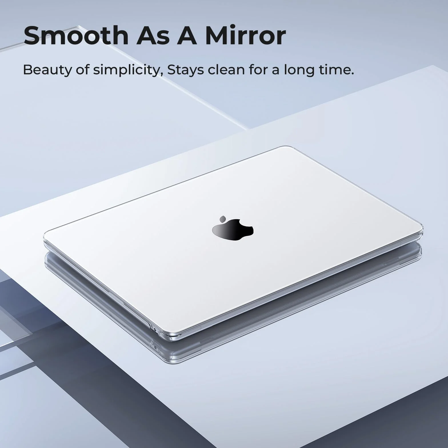 Coque MacBook Air 13,6 Pouces M5 M4 M3 M2 2026 2025 2024 2022 Étui Rigide Transparent